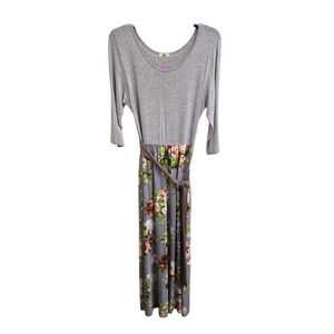 Good M Gray floral Egy Dress